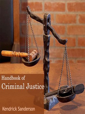 cover image of Handbook of Criminal justice